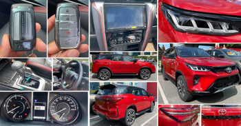 32 Live Photos of Emotional Red Toyota Fortuner Legender