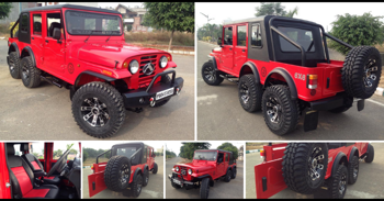 Mahindra Thar 6x6 Details and Live Photos - Looks Fabulous!