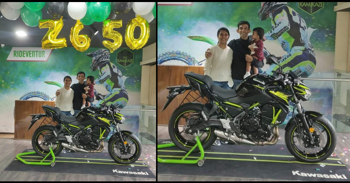 India's 1st MY2021 Kawasaki Z650 Delivered in Bengaluru