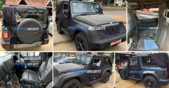 Next-Gen Mahindra Thar Exterior & Interior Revealed [New Photos]