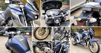 Dark Matt Blue Yamaha FZS 25 Walkaround Video