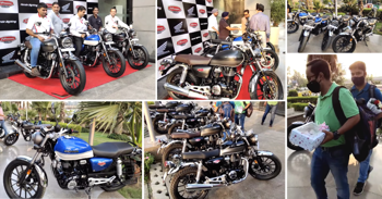 Honda Highness CB350 Deliveries Begin; 17 Bikes Delivered