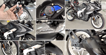 Pewter Grey Bajaj Pulsar RS200 Walkaround Video