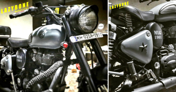 Meet Army Grey Royal Enfield Classic 350 - Details and Photos