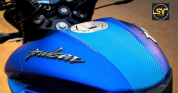 Metallic Blue Bajaj Pulsar NS200 by SV Stickers (Chennai)