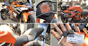 Electronic Orange KTM RC 200 Walkaround Video