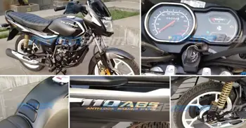 Bajaj Platina 110 ABS Spotted; Features White Alloy Wheels