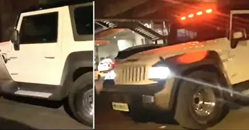 DC 'Mahindra Thar Hulk' On The Road in Mumbai - Video