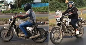 Yezdi Roadking Scrambler and ADV Spotted Again Ahead of Launch