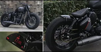 Royal Enfield 'SG Royal Black' Model Features Air Suspension!