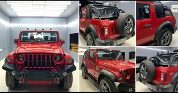 This Is India’s 1st Mahindra Thar SUV With A Rally Cabin