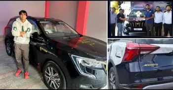 Mahindra XUV700 Gold Javelin Edition Delivered to Sumit Antil and Neeraj Chopra