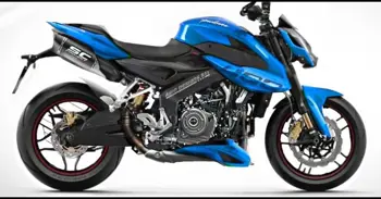 Bajaj Pulsar NS400 with SC Project Exhaust System - Rendering