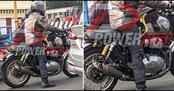 Royal Enfield Interceptor 650-Based Scrambler Spotted Testing in India