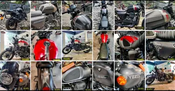 New Yezdi Adventure, Scrambler and Roadster - Live Photos