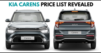 Kia Carens Officially Launched in India; Full Price List Revealed