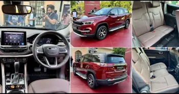 New Jeep Meridian SUV Exterior & Interior Revealed - Live  Photos