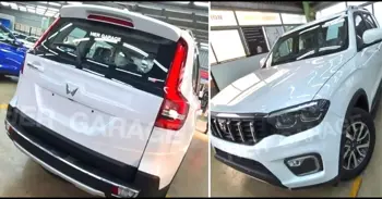 White Mahindra Scorpio-N Top Model Spotted - Live Photos