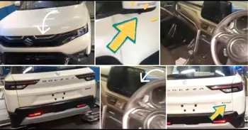 2022 Maruti Brezza White Colour Quick Walkaround Video