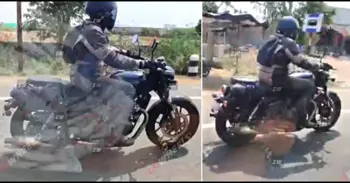 Royal Enfield Shotgun 650 Spotted Testing On Indian Soil Again