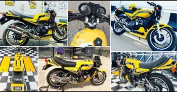 MS Dhoni's Custom Liquid-Cooled Yamaha RD350 Looks Stunning!