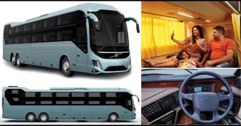 8000cc Volvo Bus Generates 350 HP Power and 1350 NM Torque!