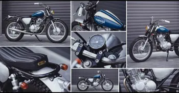 This Blue and White Yamaha SR 150 Looks Fantabulous!