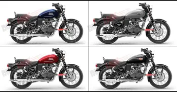 2023 Royal Enfield Bullet 350 Colors Rendered - Coming Soon