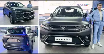 Matte Black Maruti Brezza and Grand Vitara Make Official Debut