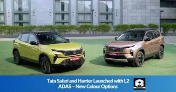 Tata Safari and Harrier Launched with L2 ADAS – New Colour Options