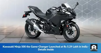 Kawasaki Ninja 500 the Game-Changer Launched at Rs. 5.29 Lakh in India - Details Inside