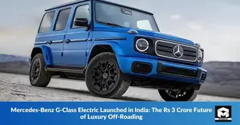 Mercedes-Benz G-Class Electric Launched in India: The Rs 3 Crore Future of Luxury Off-Roading