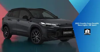2025 Corolla Cross Facelift: New Lights, GR Sport