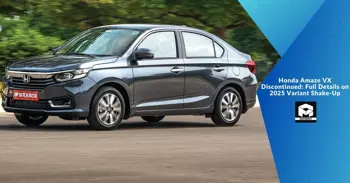 Honda Amaze VX Discontinued: Full Details on 2025 Variant Shake-Up