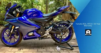 Yamaha R15, MT15: 10-Year Warranty