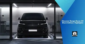 Discover Range Rover SV Black Edition: Highlights