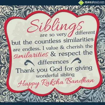 Rakhi Wishes: Siblings are so very