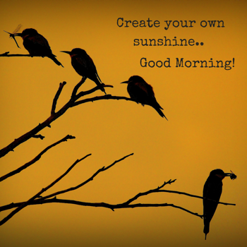 Good Morning Wishes: Create your own suns