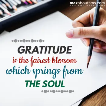 Motivational Wishes: Gratitude is the fai