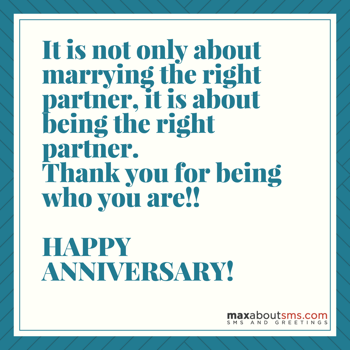 Anniversary Wishes: It is not only about