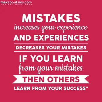 Motivational Wishes: Mistakes increases y