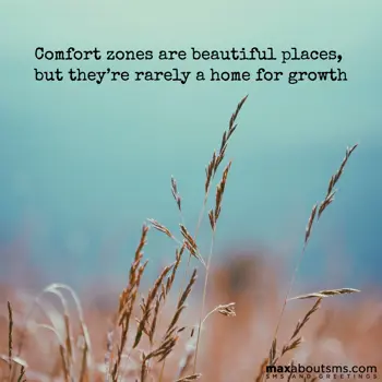 Good Morning Wishes: Comfort zones are be