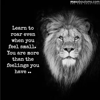 Good Morning Wishes: Learn to roar even w