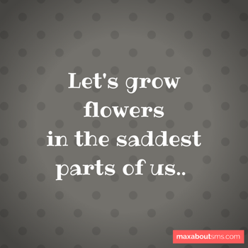 Good Morning Greetings: Let's grow flowers 
