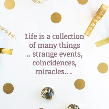 Good Morning Greetings: Life is a collection