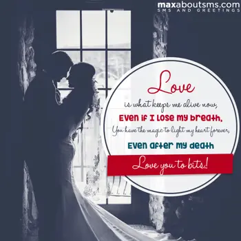 Love Facts Wishes: Love is what keeps m