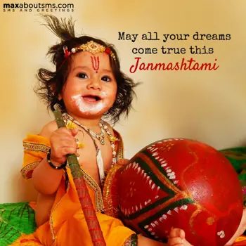 Janmashtami Wishes: May all your dreams 