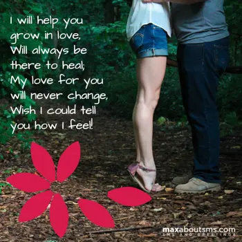 Love Greetings: I will help you grow