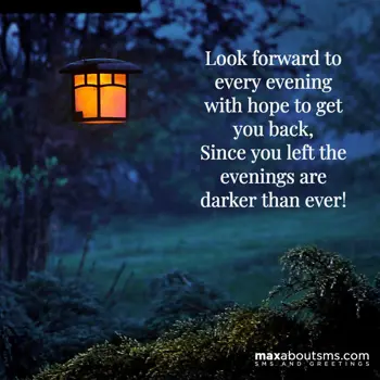 Evening Wishes: Look forward to ever