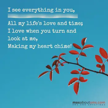 Love Greetings: I see everything in 